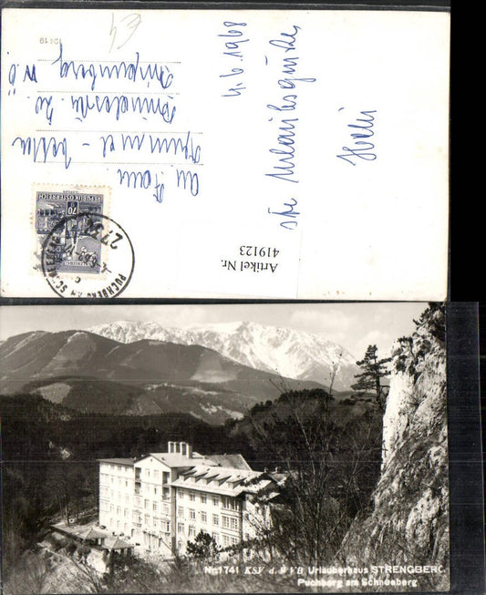 419123,Puchberg am Schneeberg Urlauberhaus Strengberg Bergkulisse