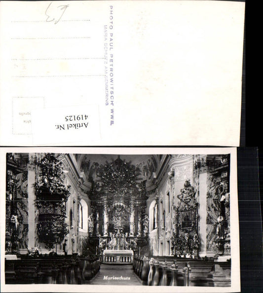 419125,Maria Schutz am Semmering Kirche Innenansicht