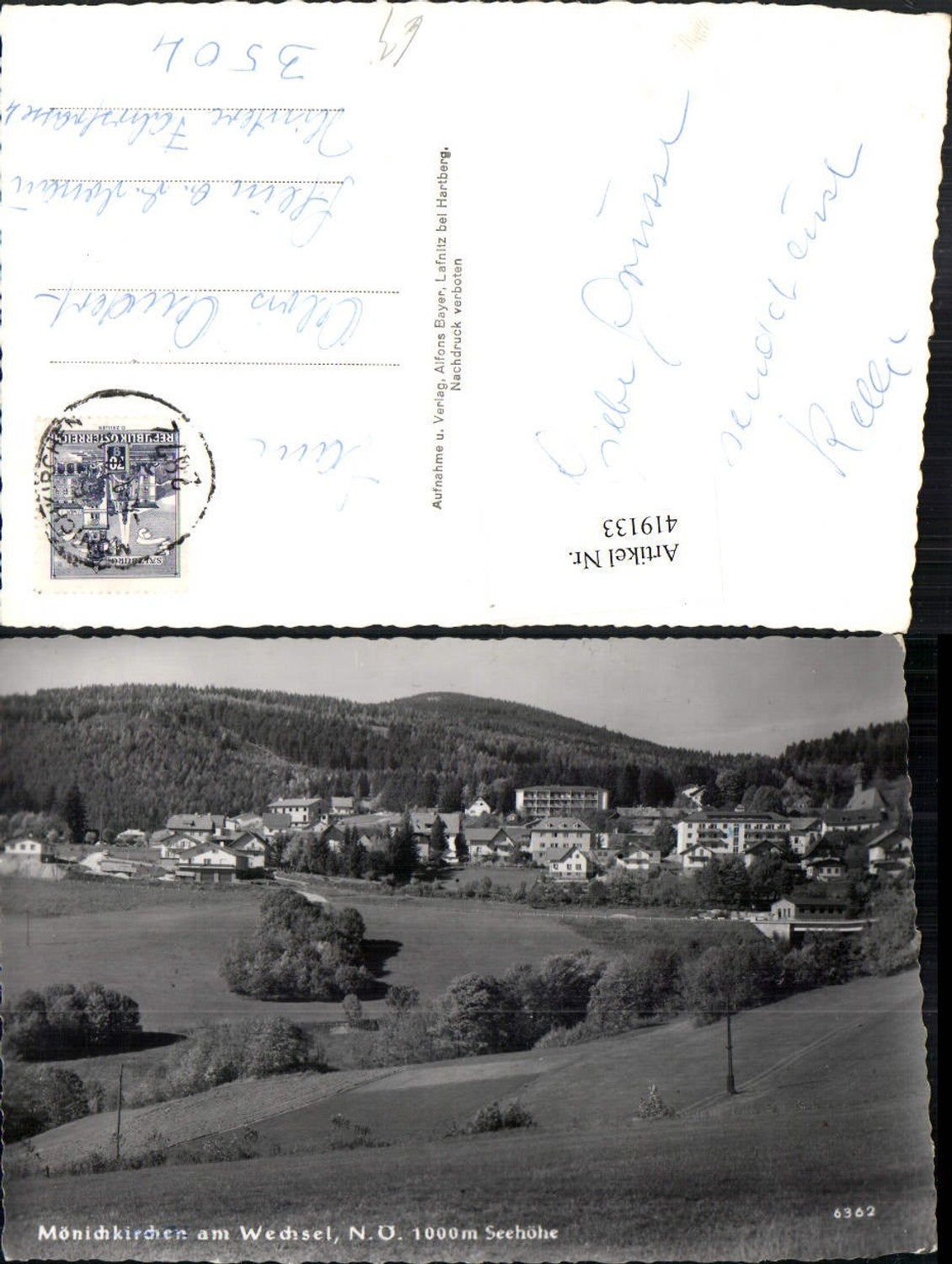 419133,Mönichkirchen am Wechsel Teilansicht