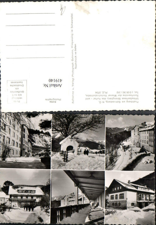 419140,Puchberg am Schneeberg Urlauberhaus Strengberg Winterbilder Mehrbildkarte