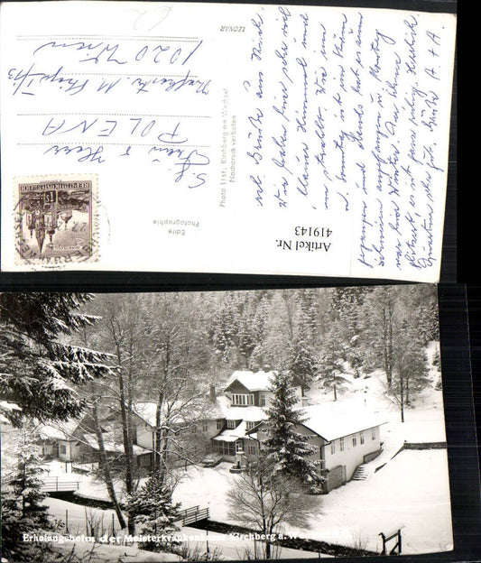 419143,Kirchberg am Wechsel Erholungsheim Winterbild