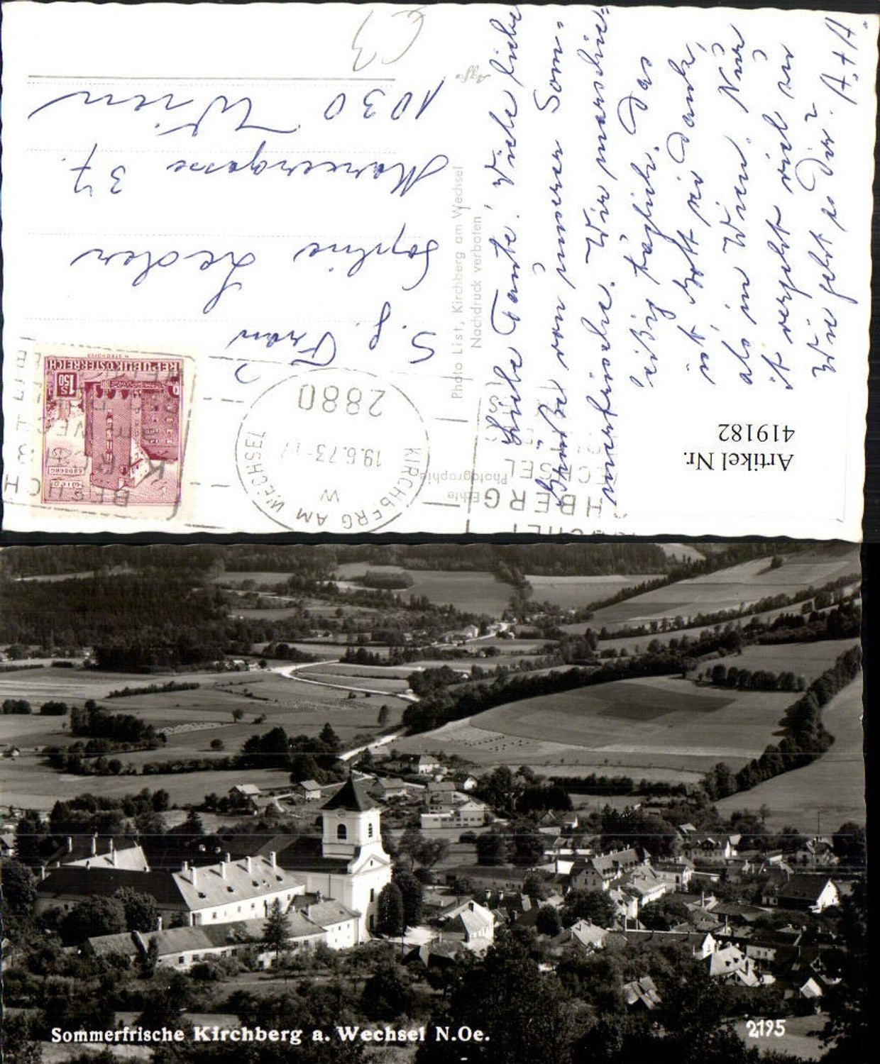 419182,Kirchberg am Wechsel Totale