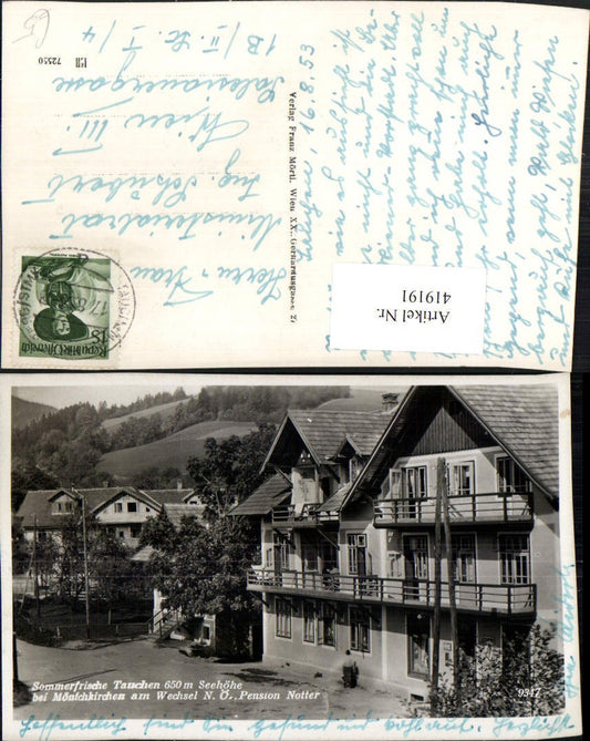 419191,Tauchen b. Mönichkirchen Pension Notter