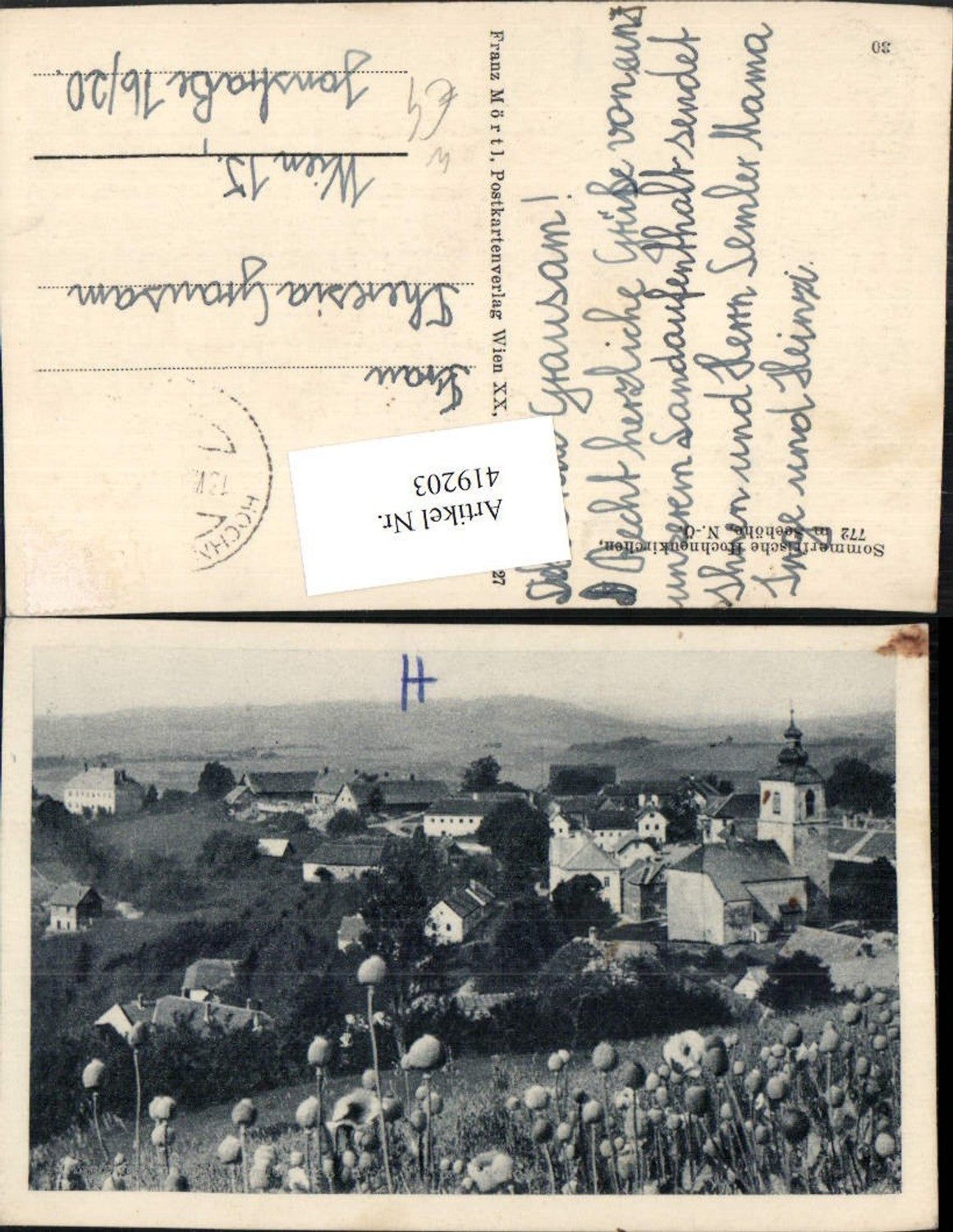 Alte Ansichtskarte – Old Postcard