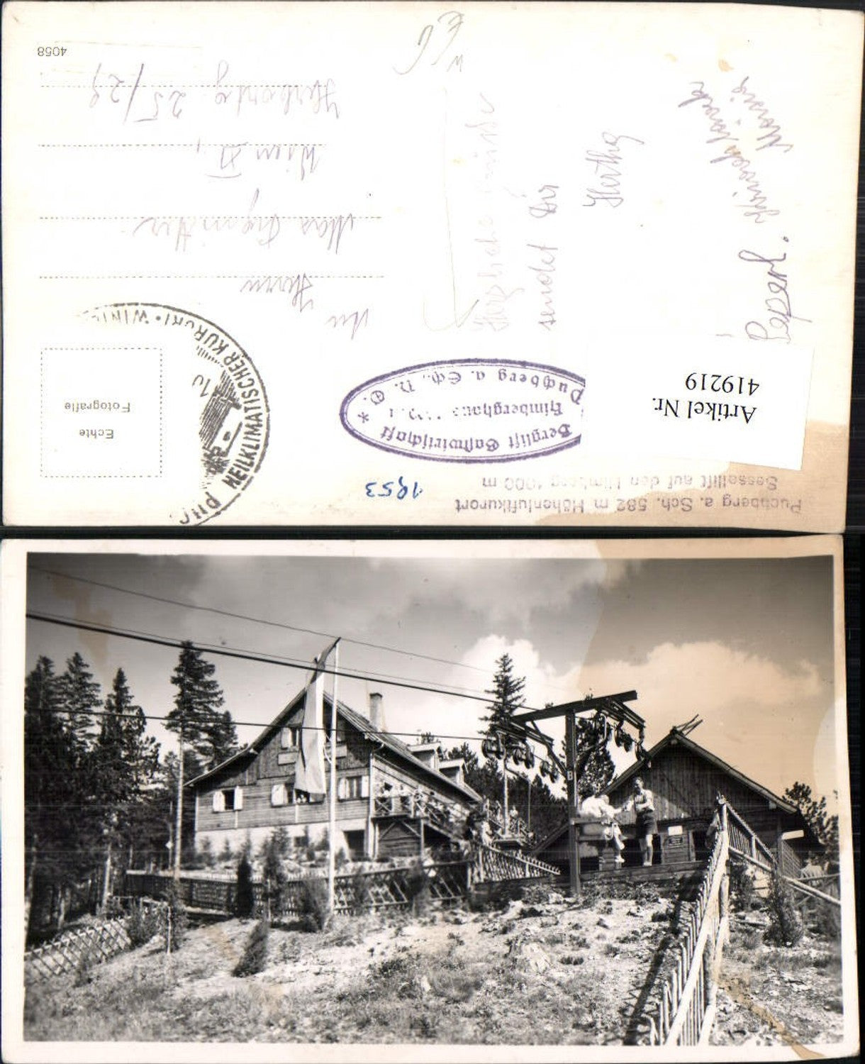 419219,Puchberg am Schneeberg Berglift Sessellift