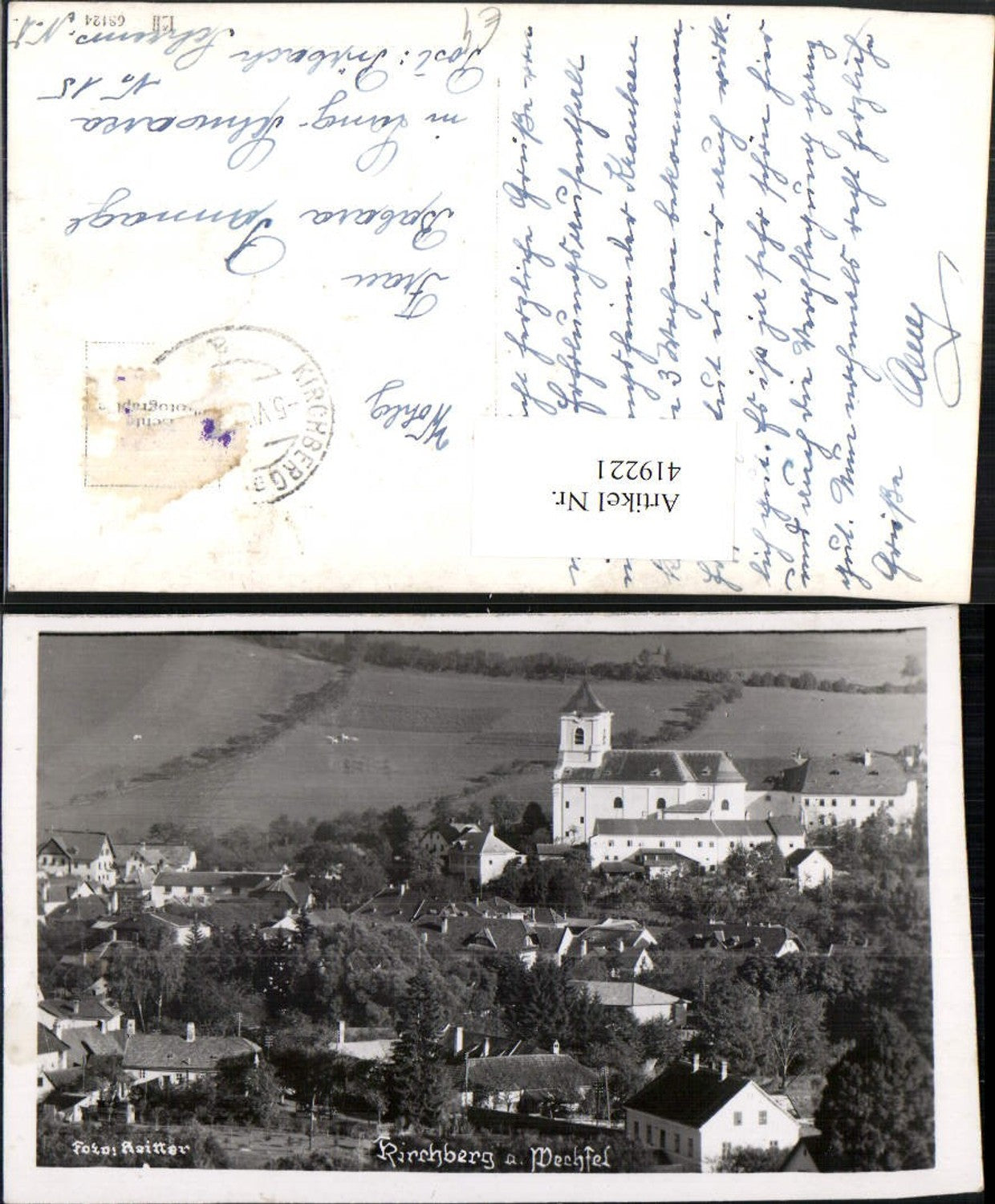 419221,Kirchberg am Wechsel Teilansicht Kirche