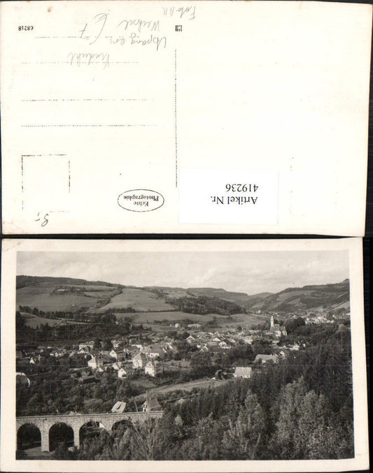 419236,Foto AK Aspang am Wechsel Totale Viadukt