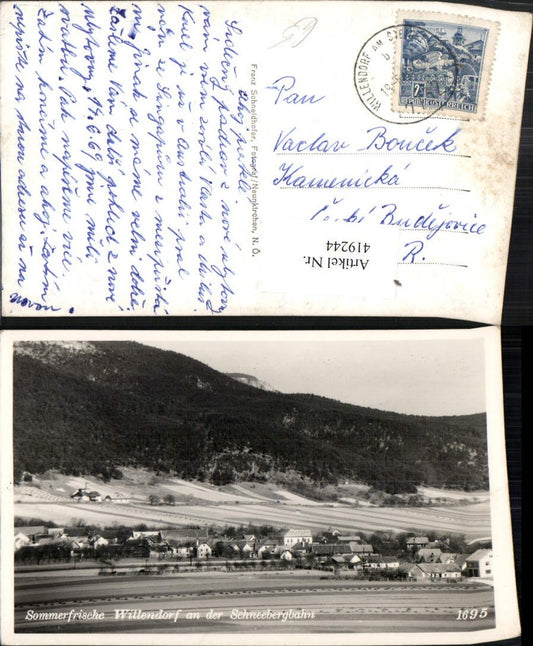 419244,Willendorf an d. Schneebergbahn Teilansicht
