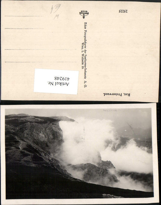 419248,Rax Preinerwand b. Prein Bergkulisse