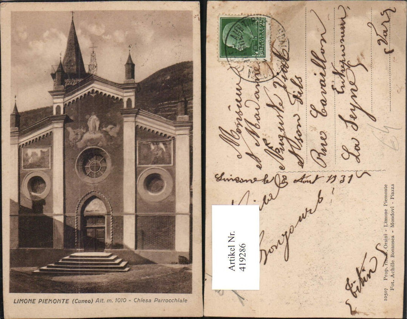 Alte Ansichtskarte – Old Postcard