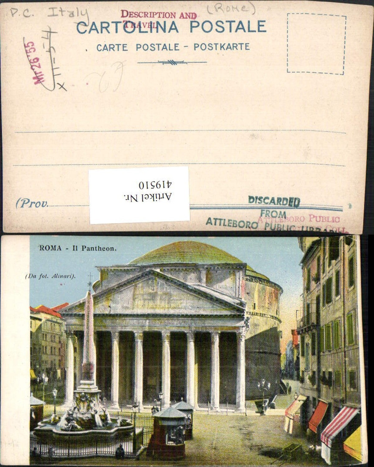 Alte Ansichtskarte – Old Postcard