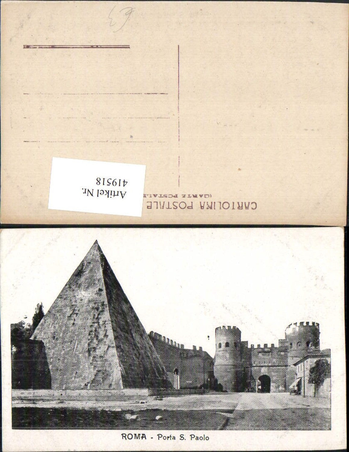 Alte Ansichtskarte – Old Postcard