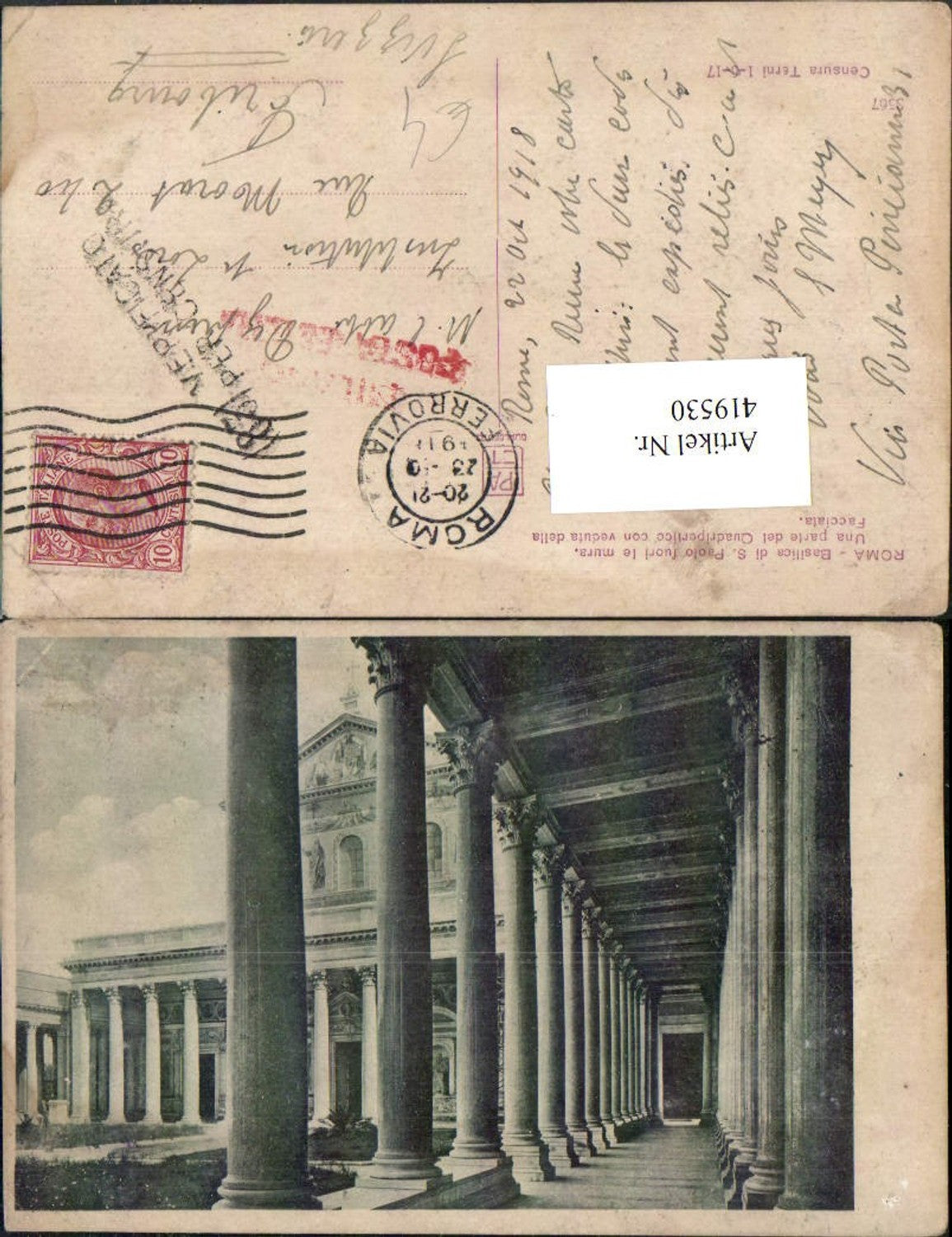 Alte Ansichtskarte – Old Postcard