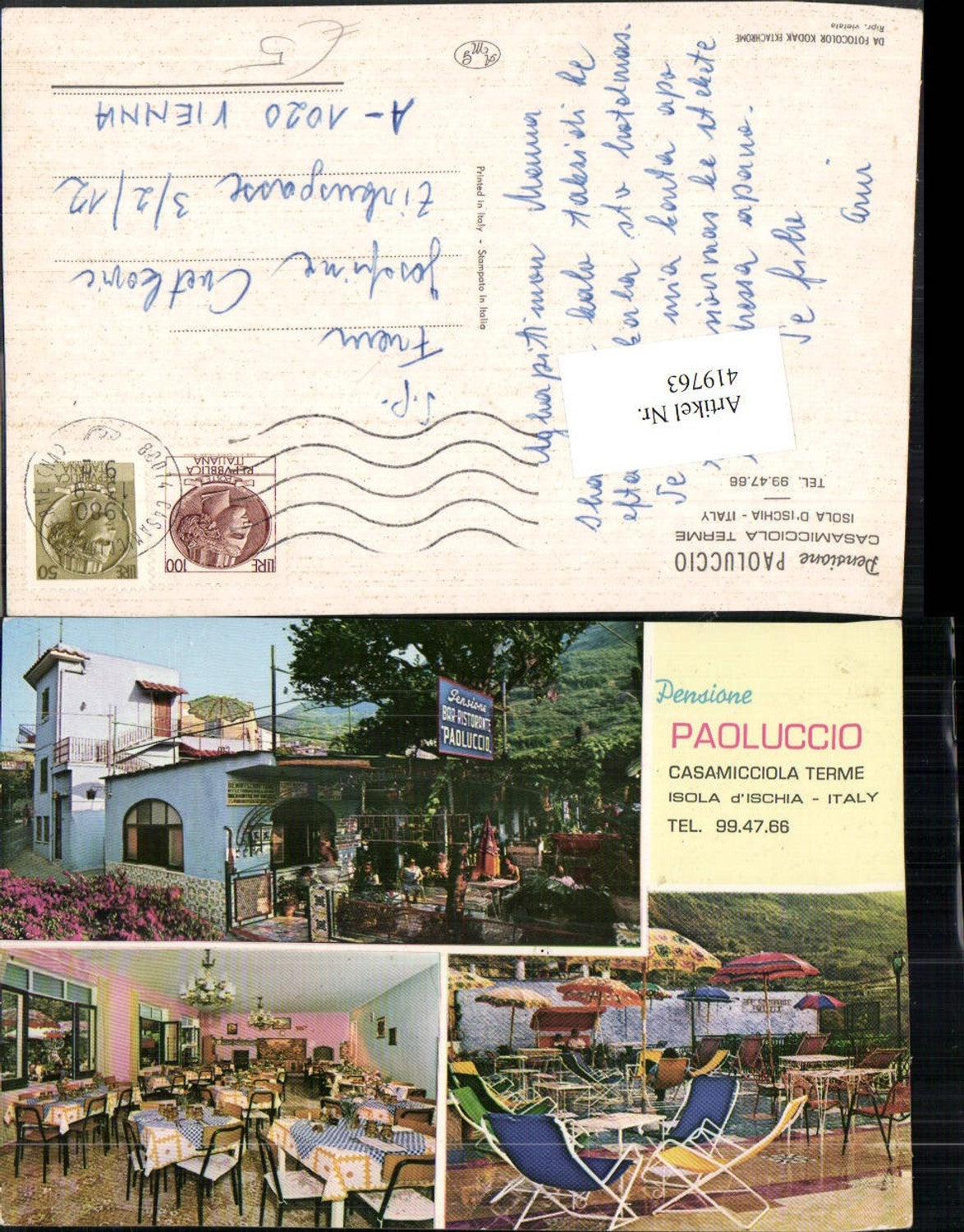 Alte Ansichtskarte – Old Postcard