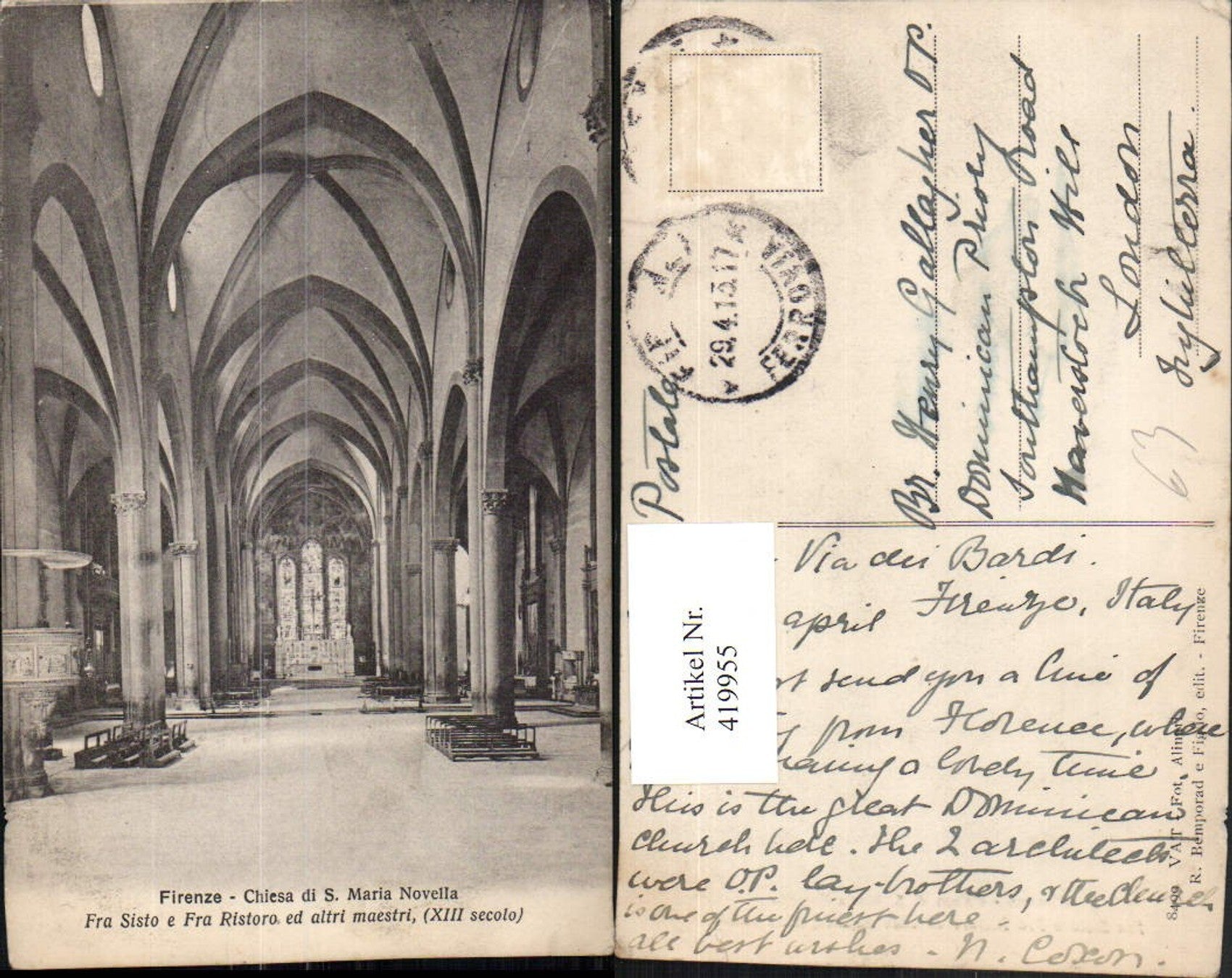 Alte Ansichtskarte – Old Postcard