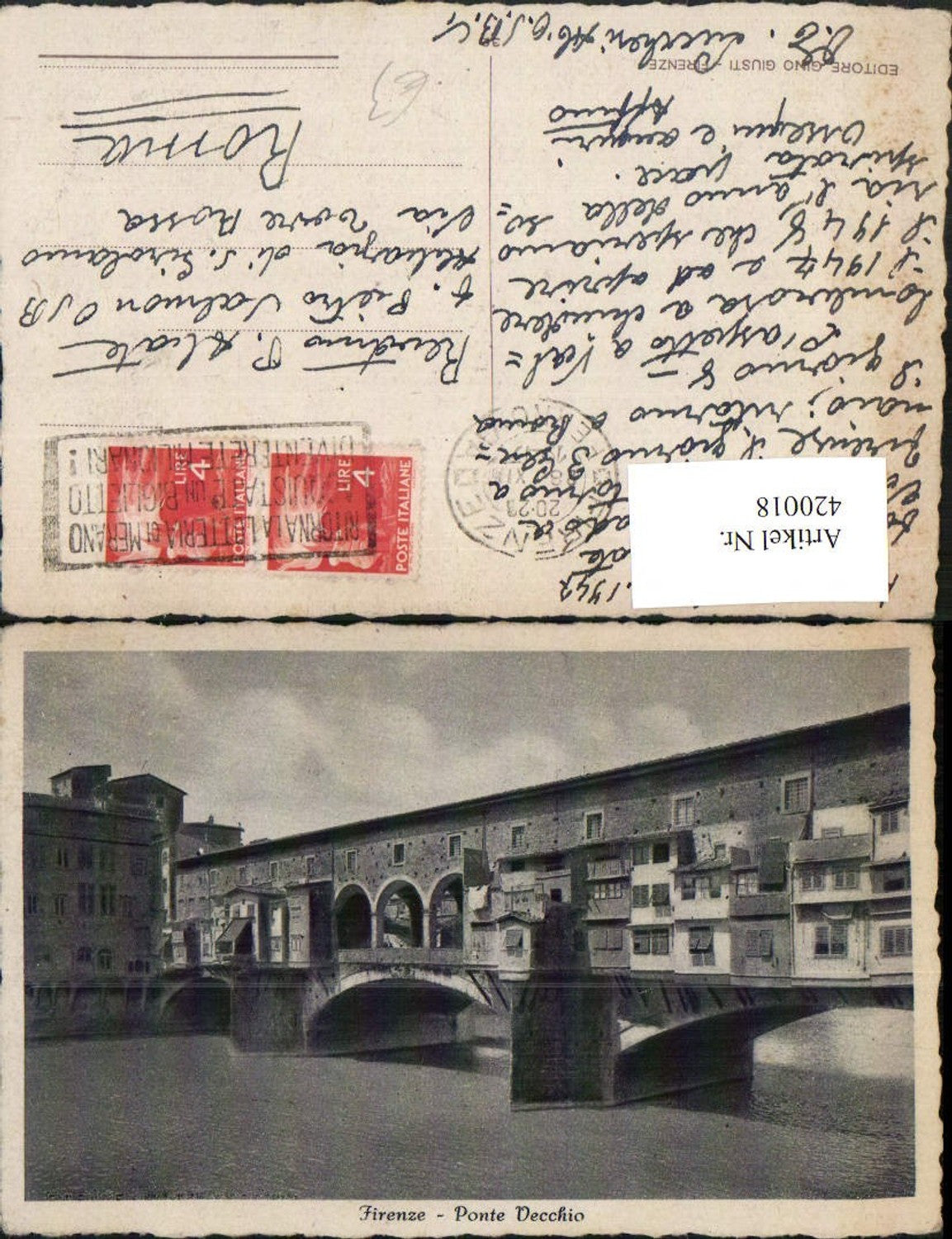 Alte Ansichtskarte – Old Postcard
