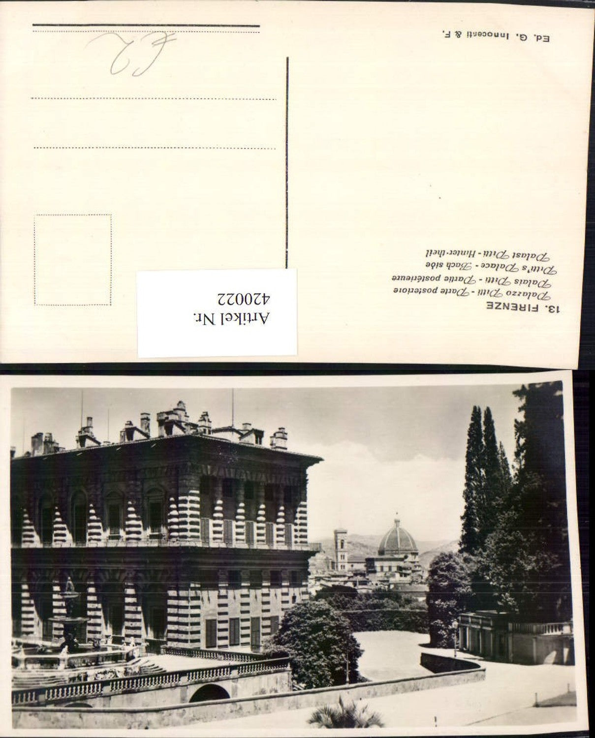 Alte Ansichtskarte – Old Postcard