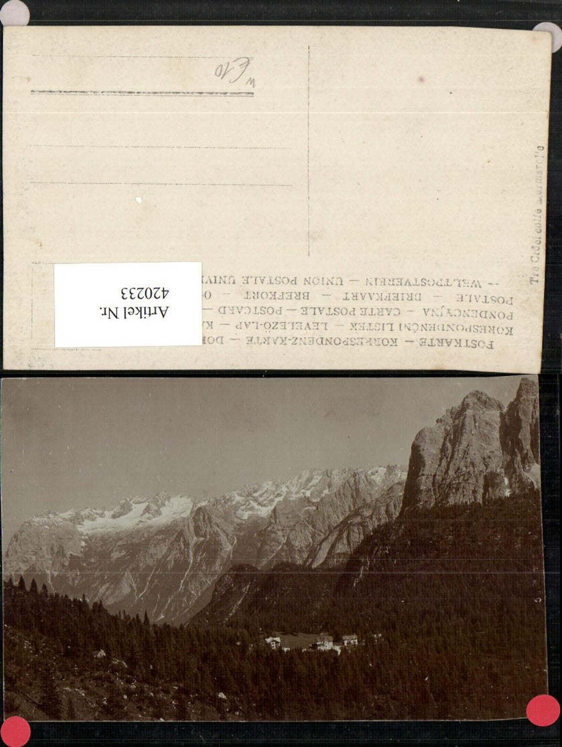 Alte Ansichtskarte – Old Postcard
