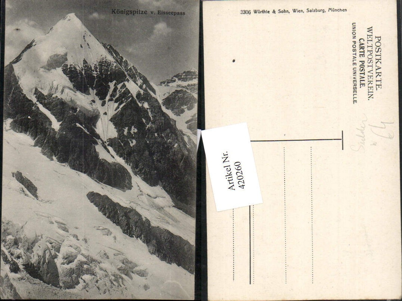 Alte Ansichtskarte – Old Postcard