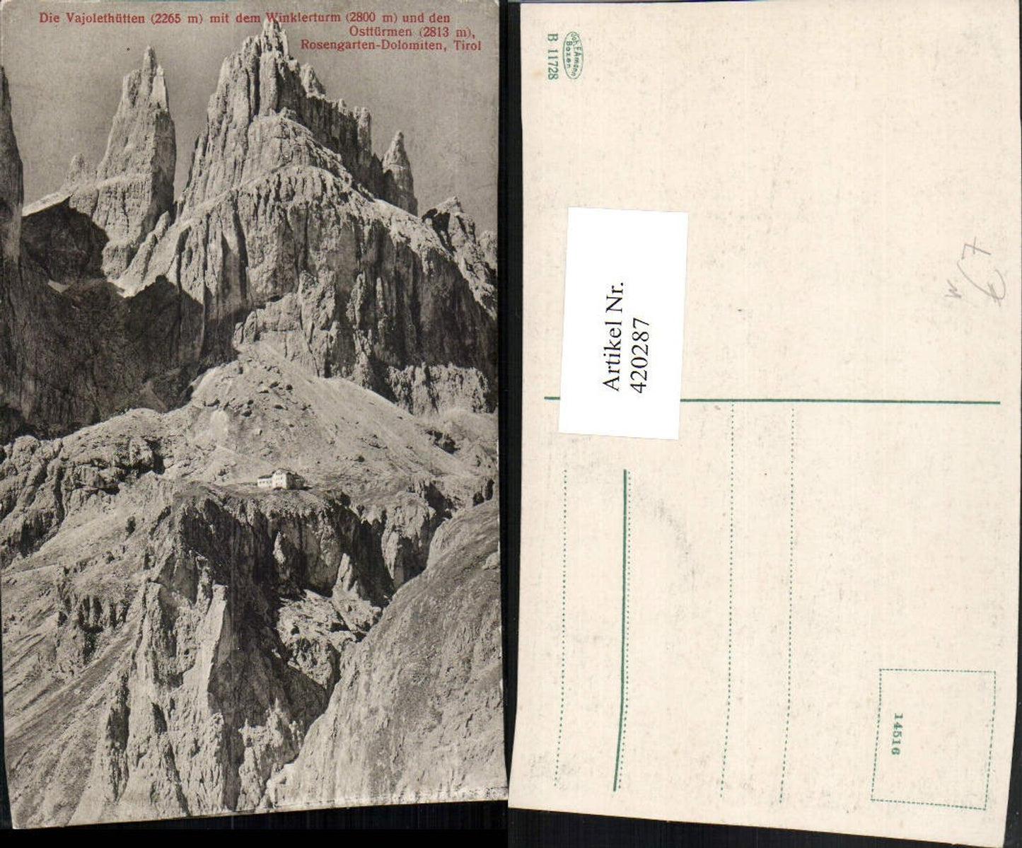 Alte Ansichtskarte – Old Postcard