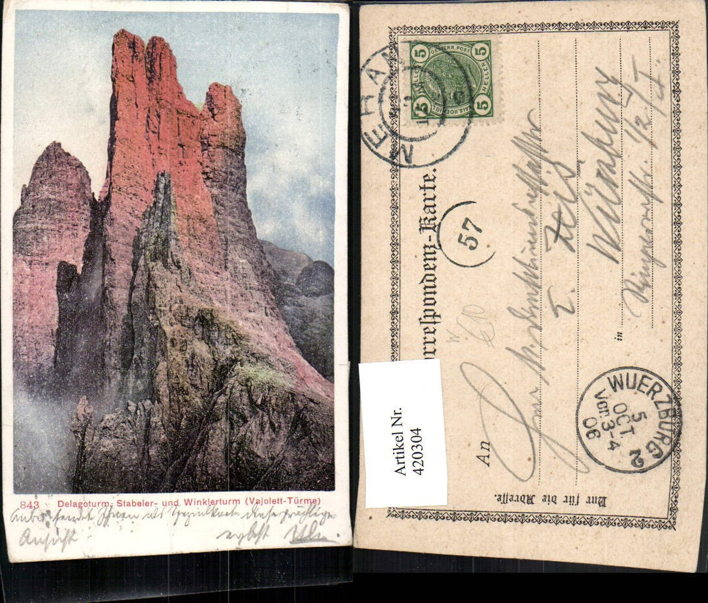 Alte Ansichtskarte – Old Postcard