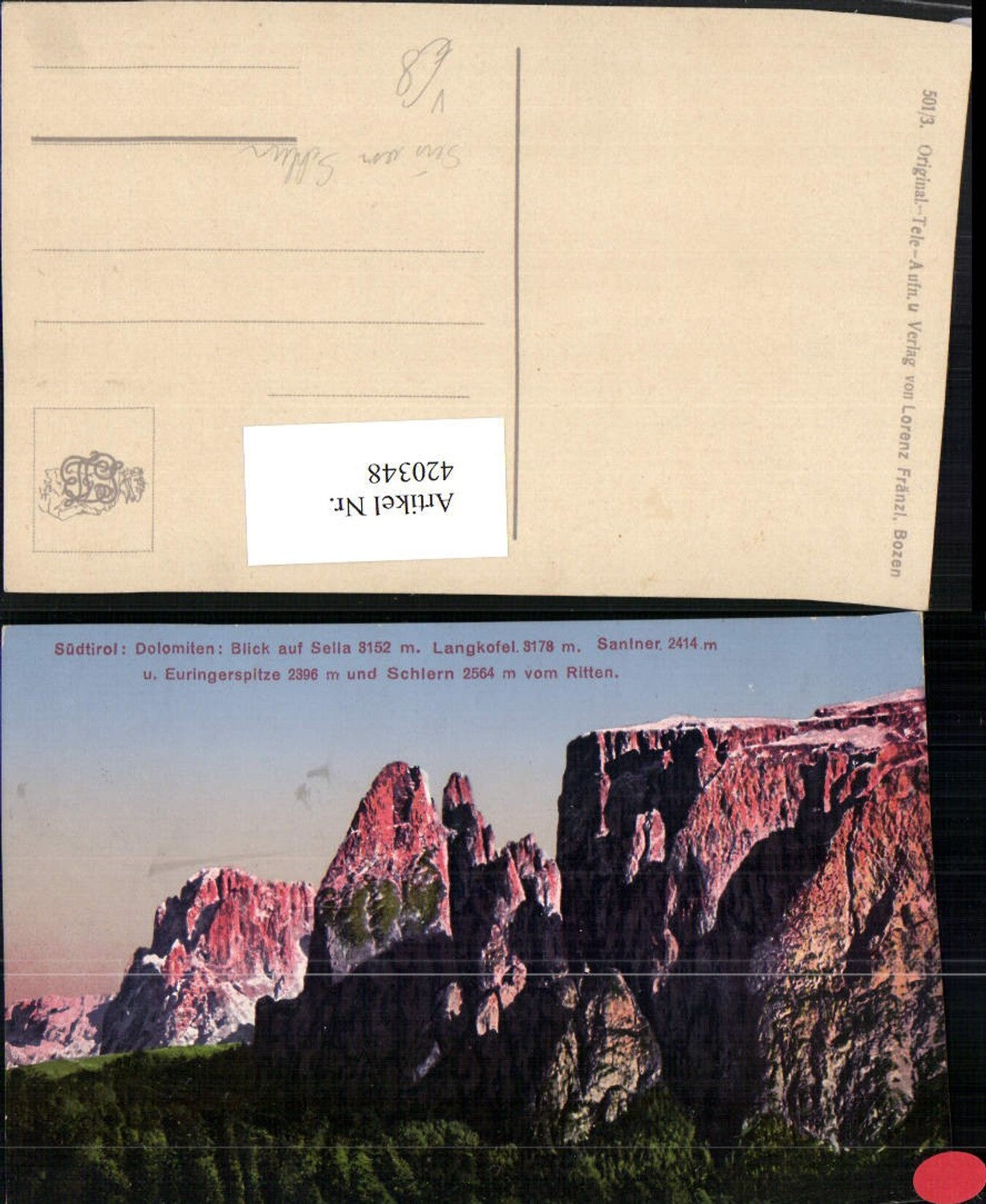 Alte Ansichtskarte – Old Postcard