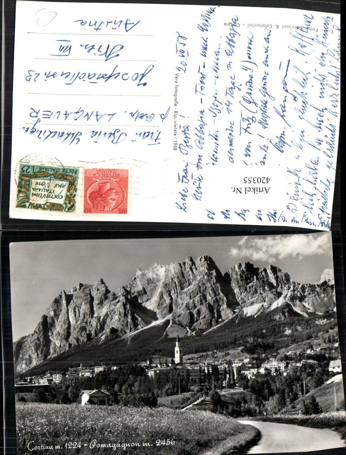 Alte Ansichtskarte – Old Postcard
