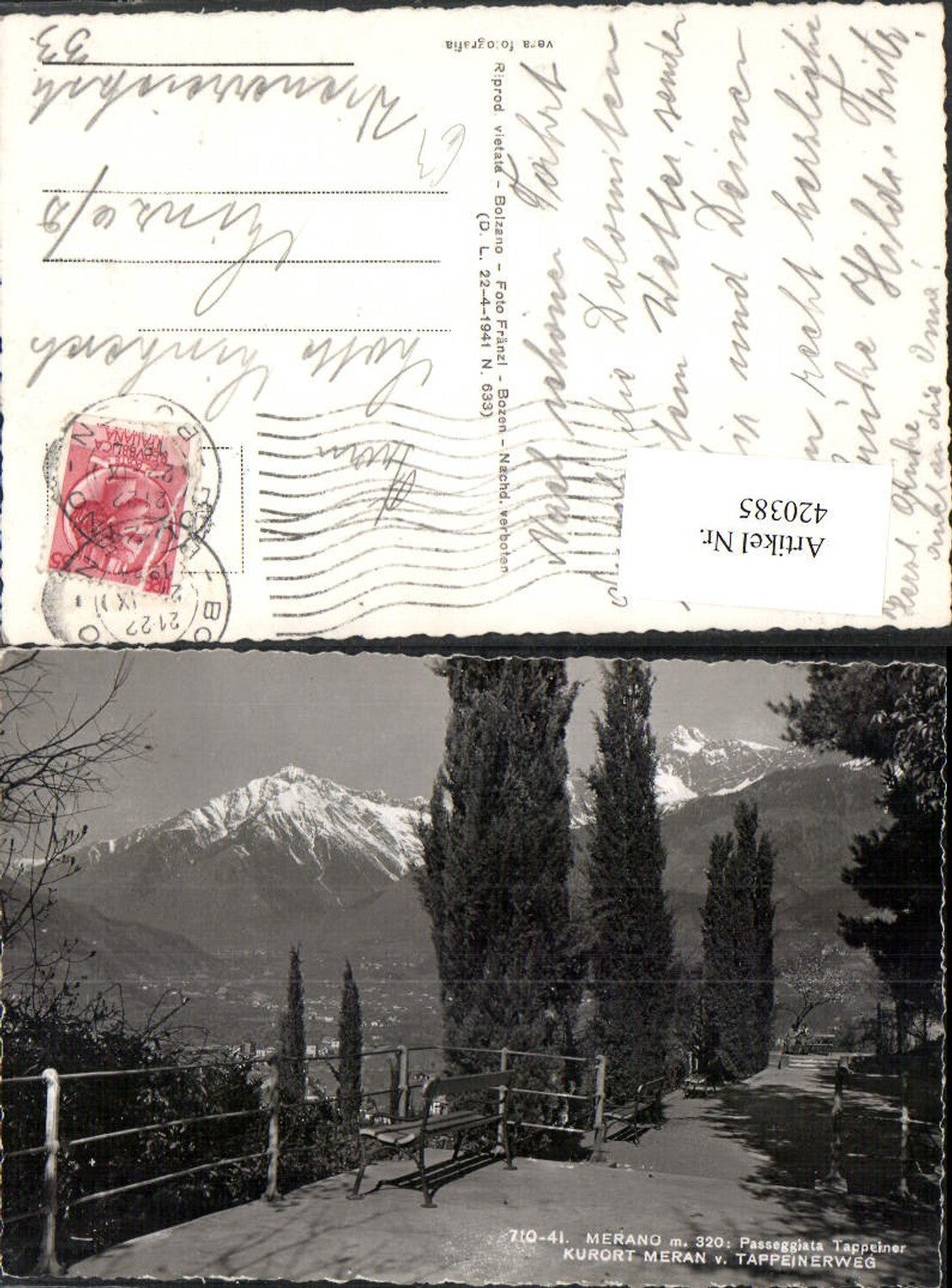 Alte Ansichtskarte – Old Postcard