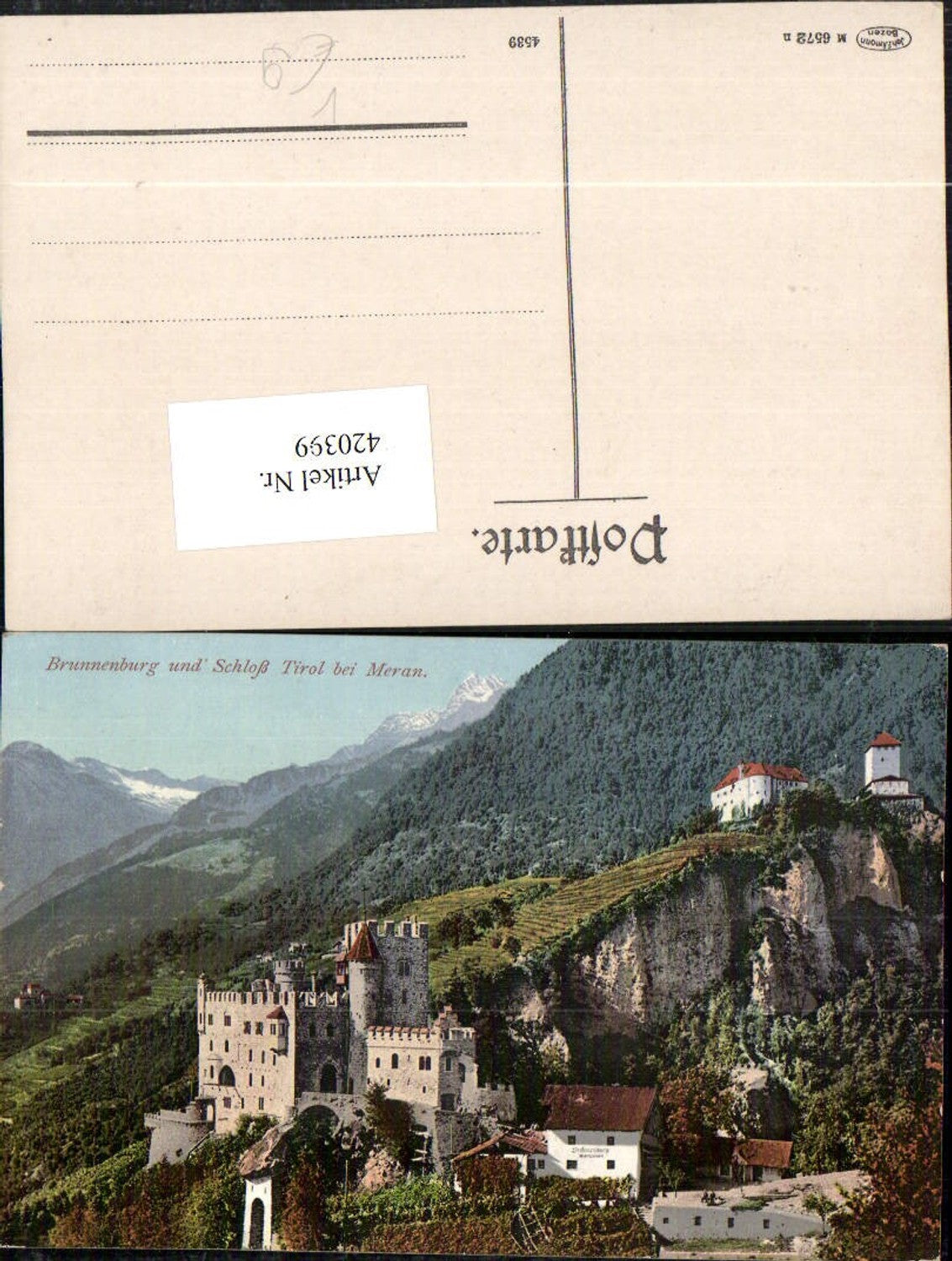Alte Ansichtskarte – Old Postcard