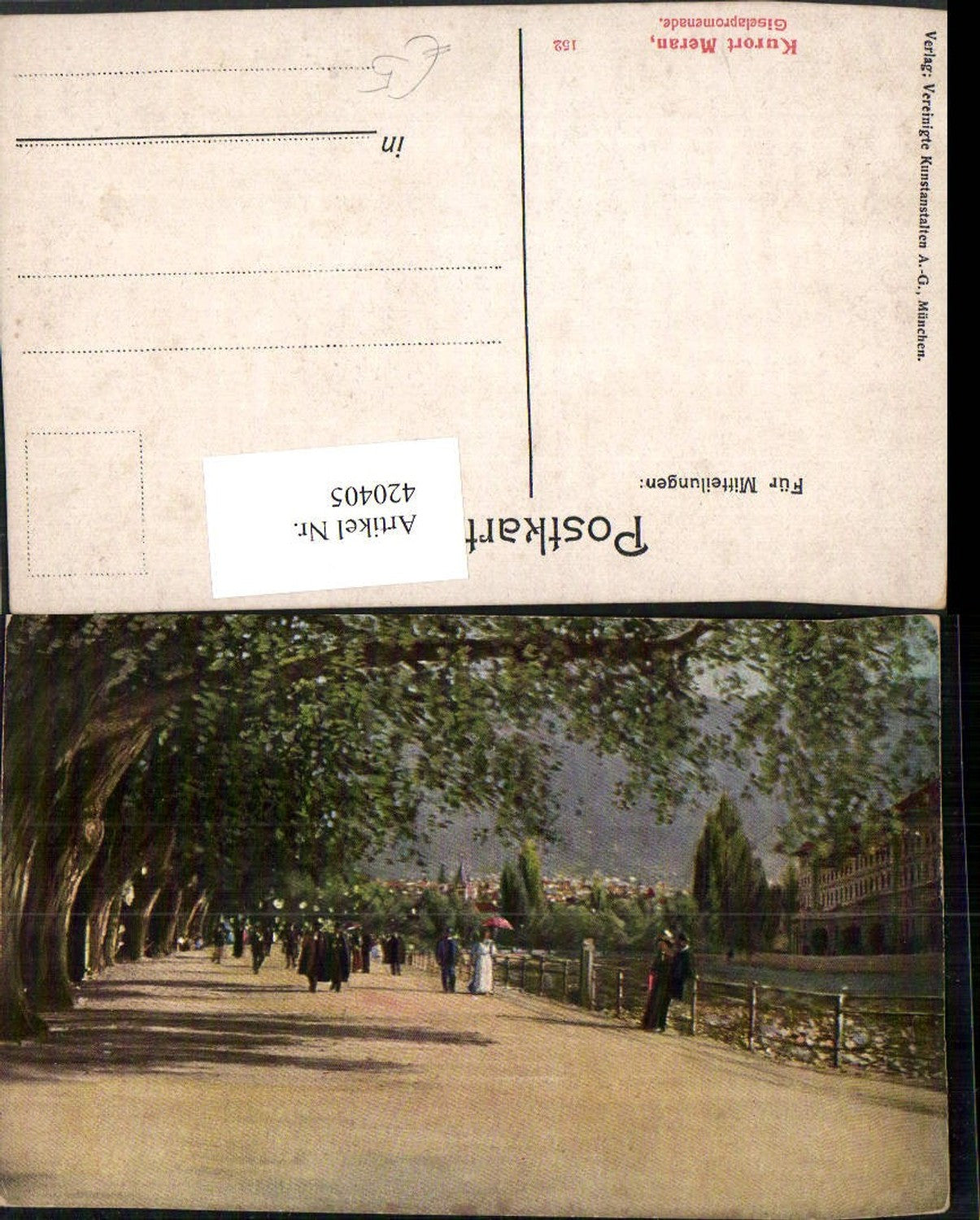 Alte Ansichtskarte – Old Postcard