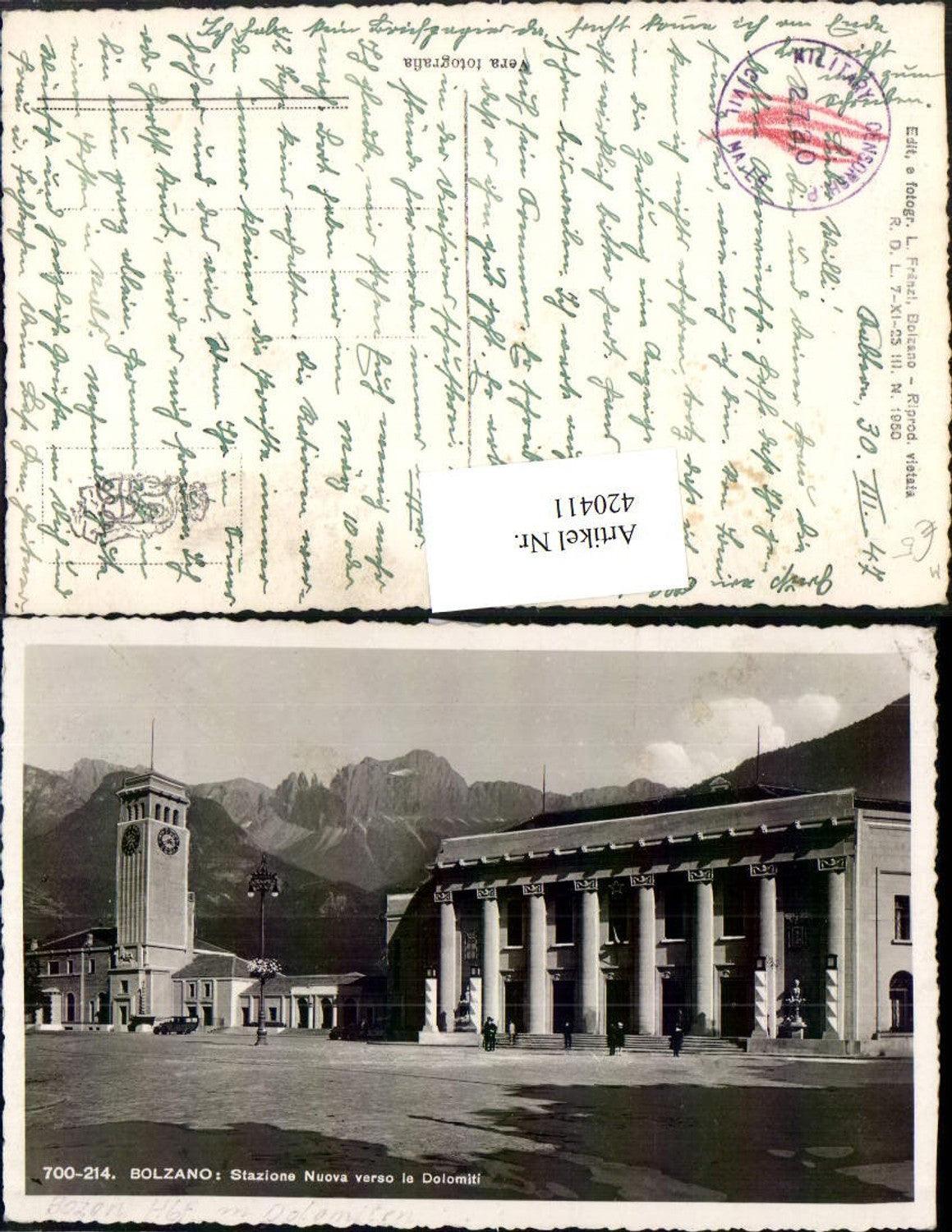 Alte Ansichtskarte – Old Postcard