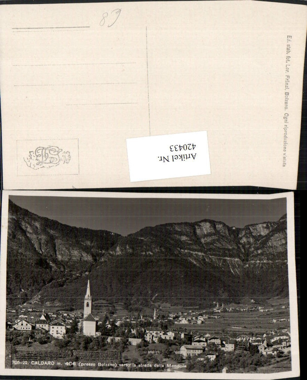 Alte Ansichtskarte – Old Postcard