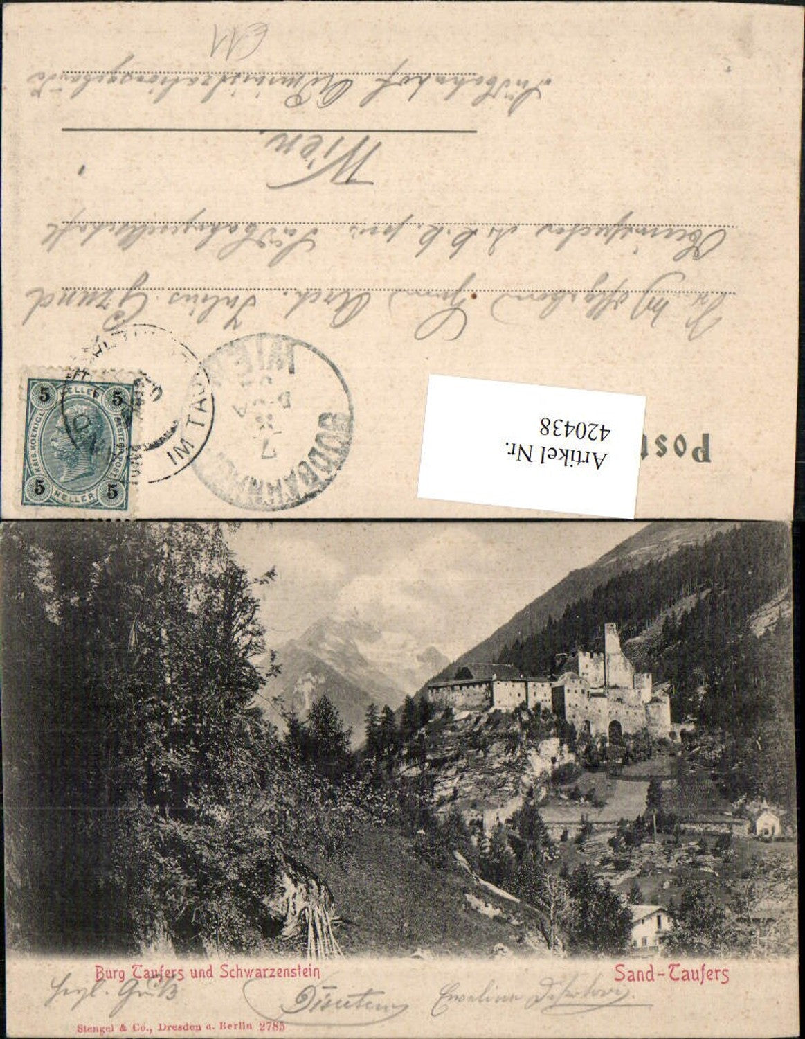 Alte Ansichtskarte – Old Postcard