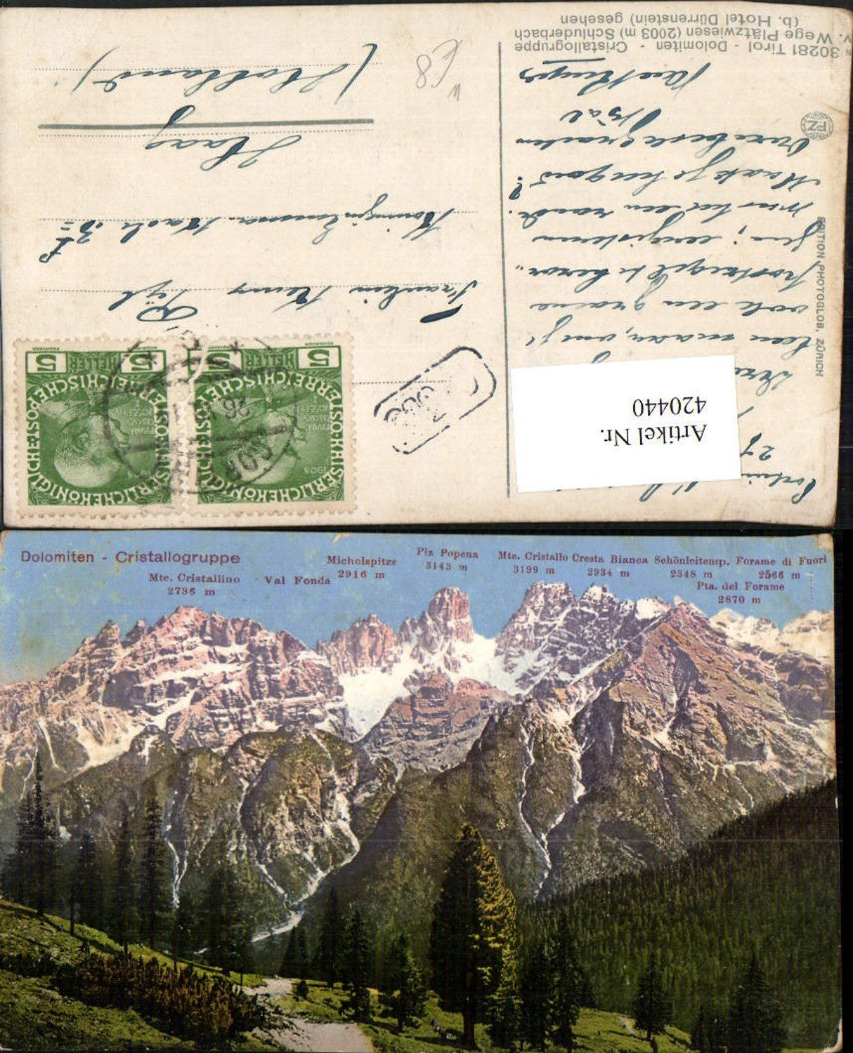 Alte Ansichtskarte – Old Postcard