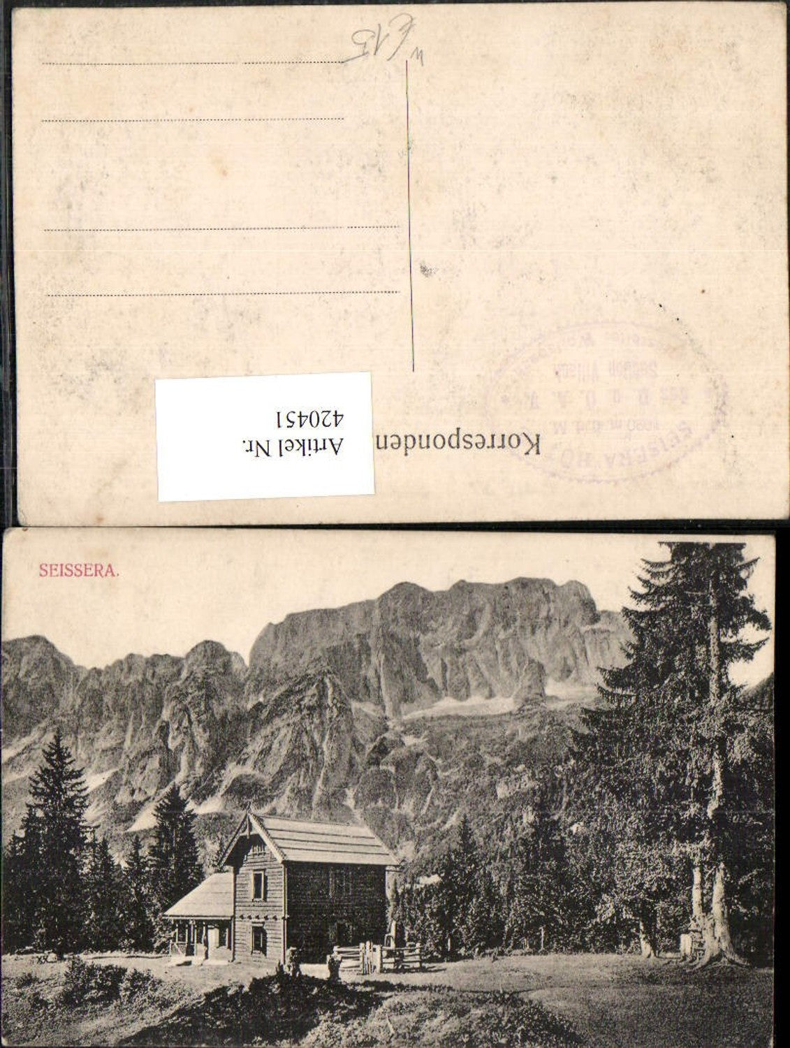 Alte Ansichtskarte – Old Postcard