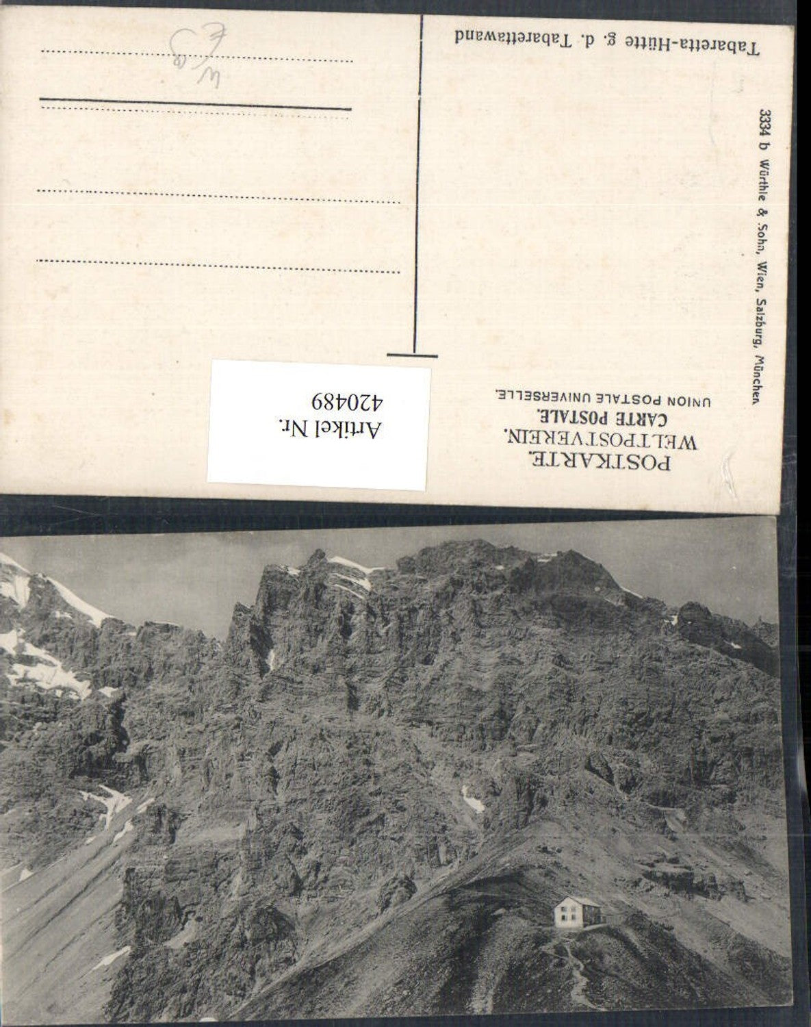 Alte Ansichtskarte – Old Postcard