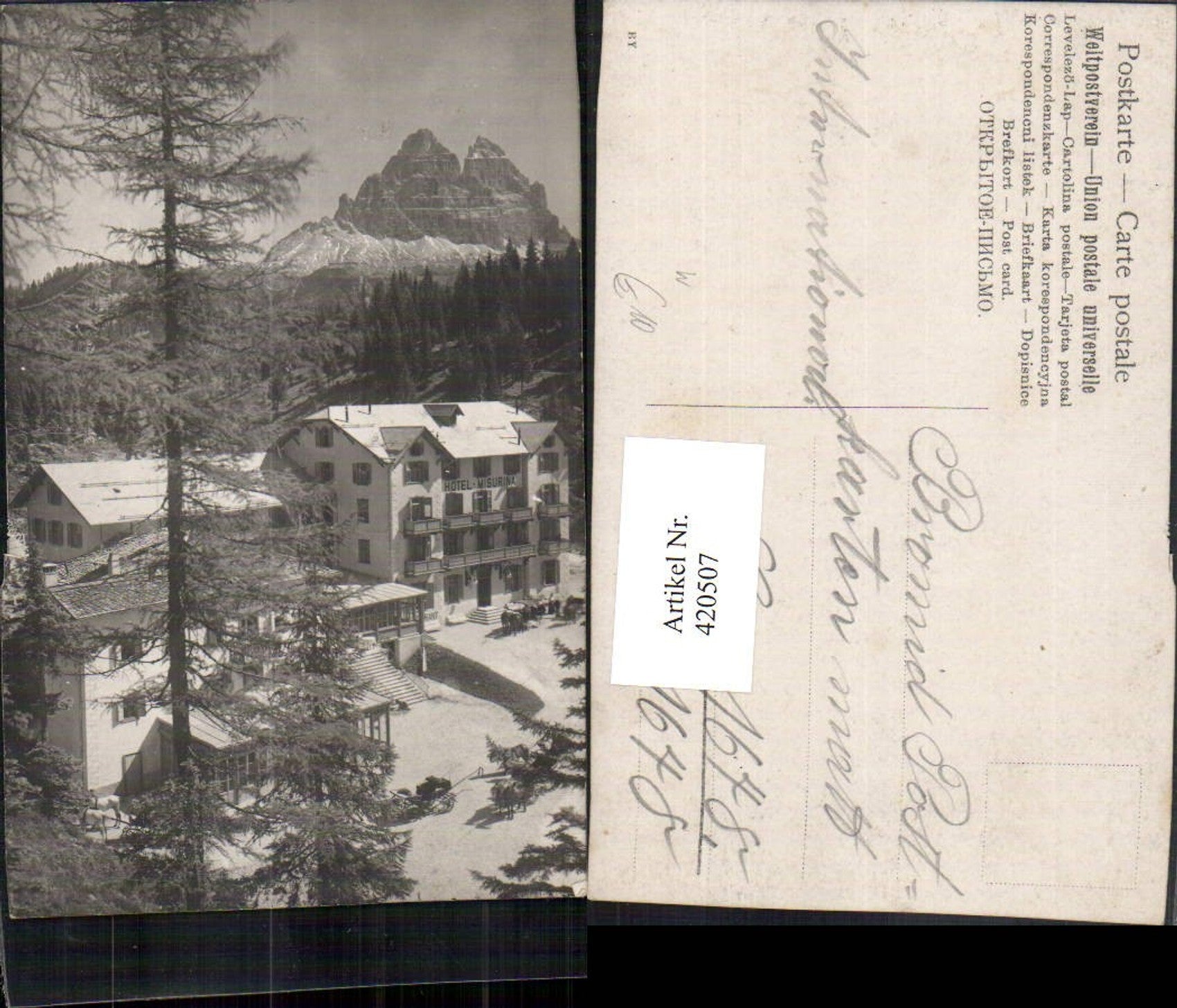 Alte Ansichtskarte – Old Postcard
