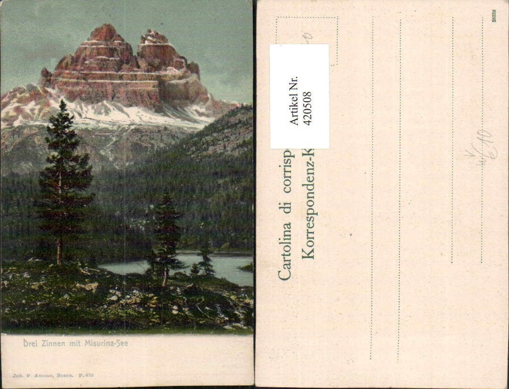 Alte Ansichtskarte – Old Postcard