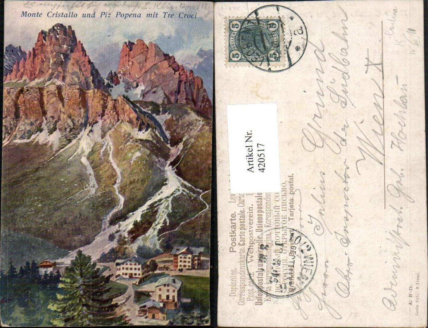 Alte Ansichtskarte – Old Postcard