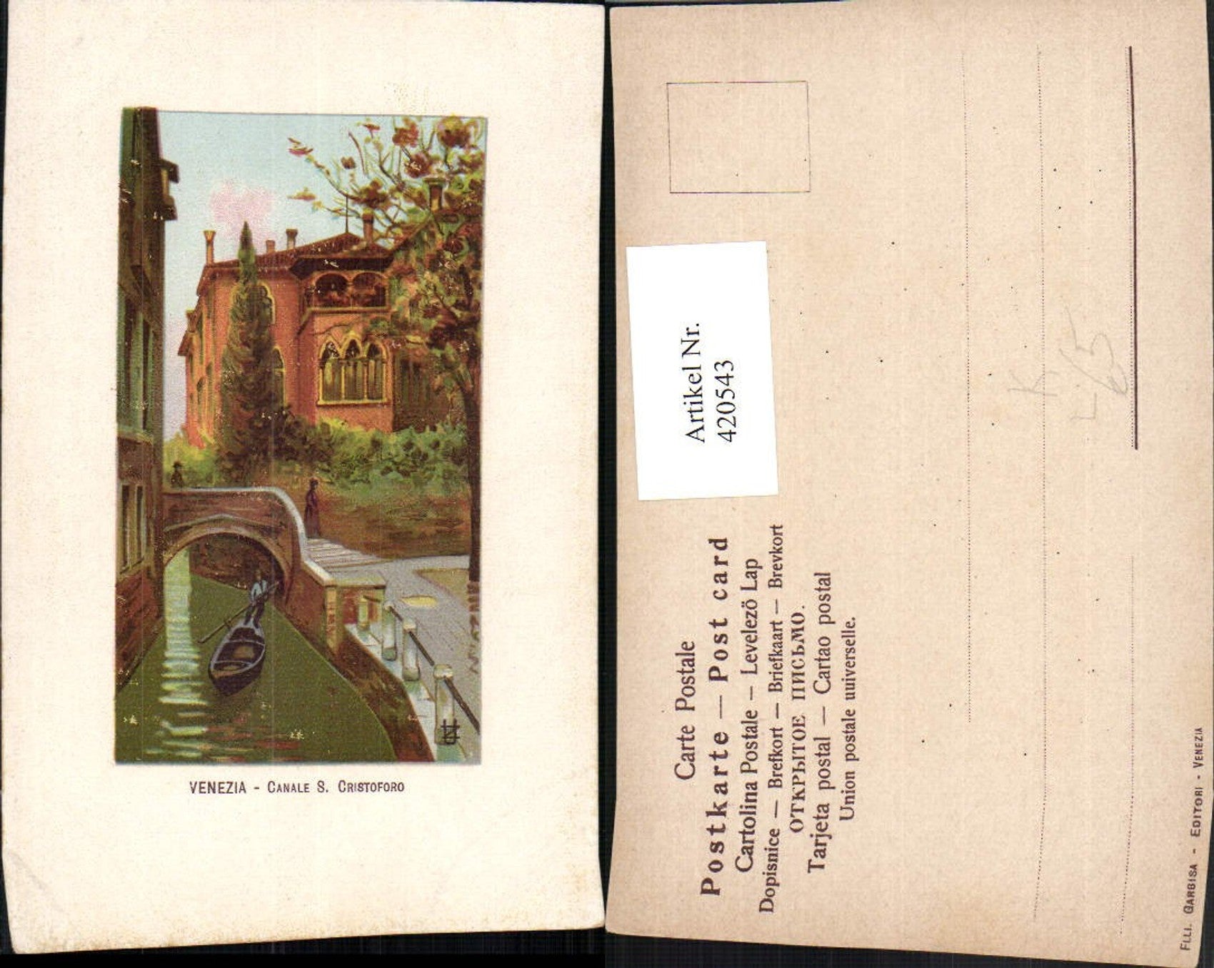 Alte Ansichtskarte – Old Postcard
