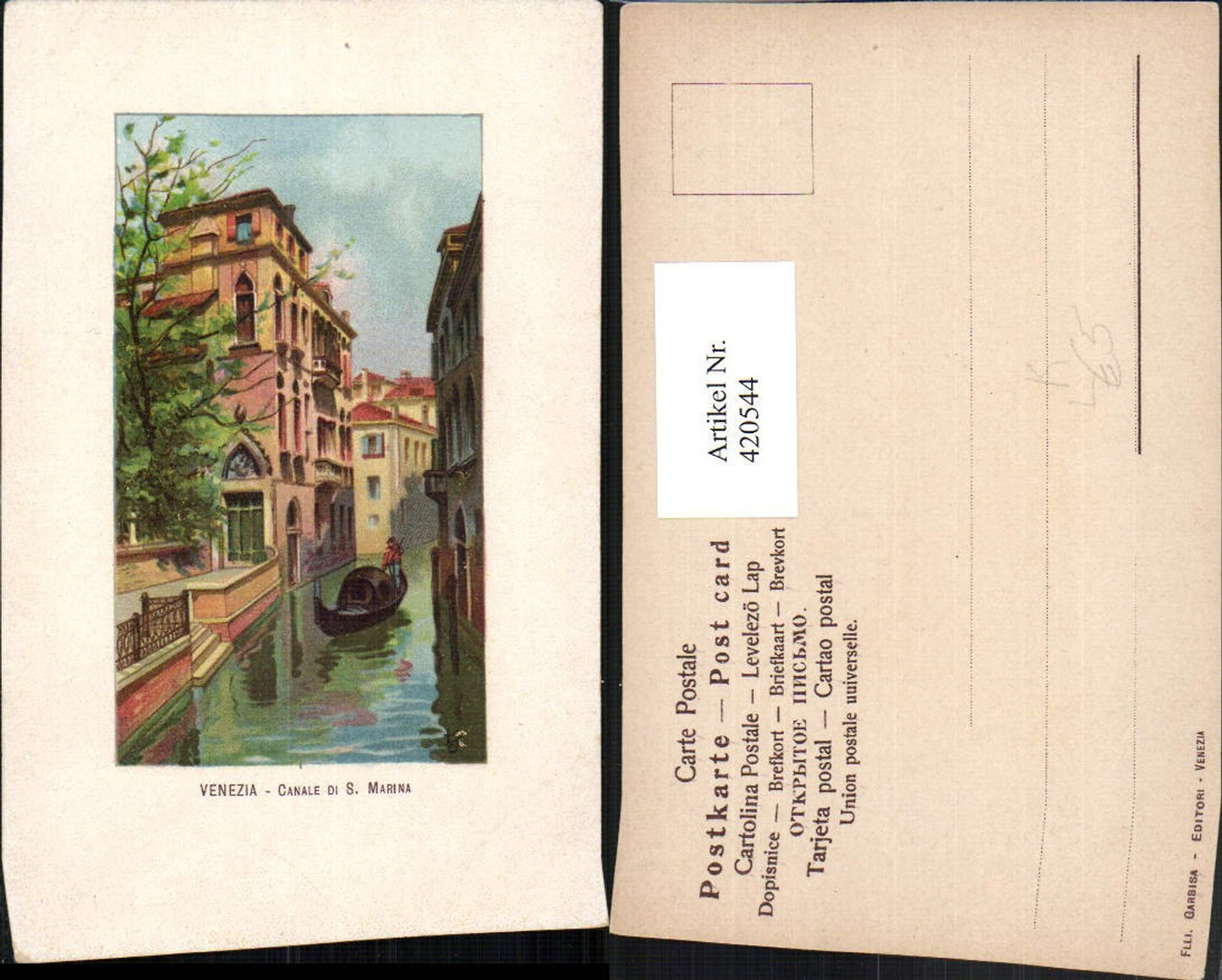 Alte Ansichtskarte – Old Postcard