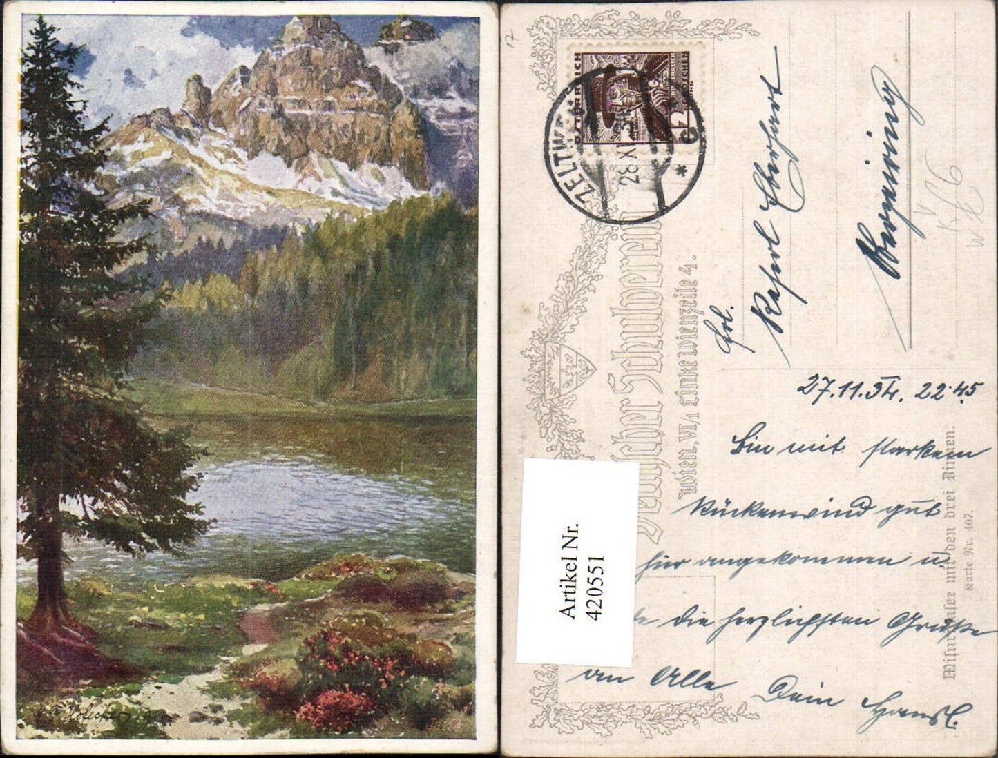 Alte Ansichtskarte – Old Postcard