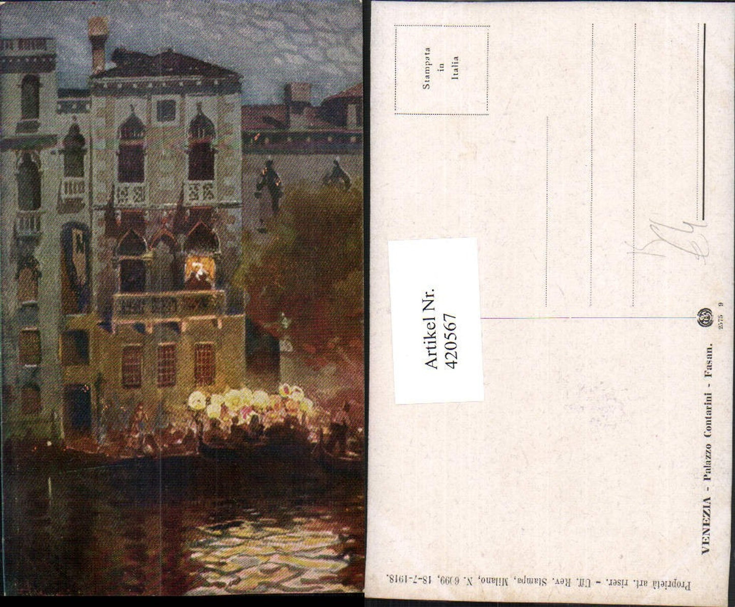 Alte Ansichtskarte – Old Postcard
