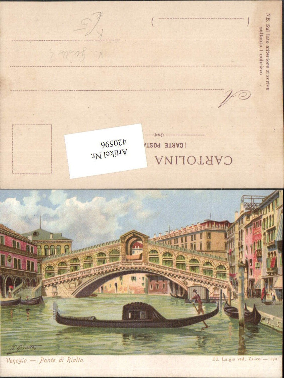 Alte Ansichtskarte – Old Postcard
