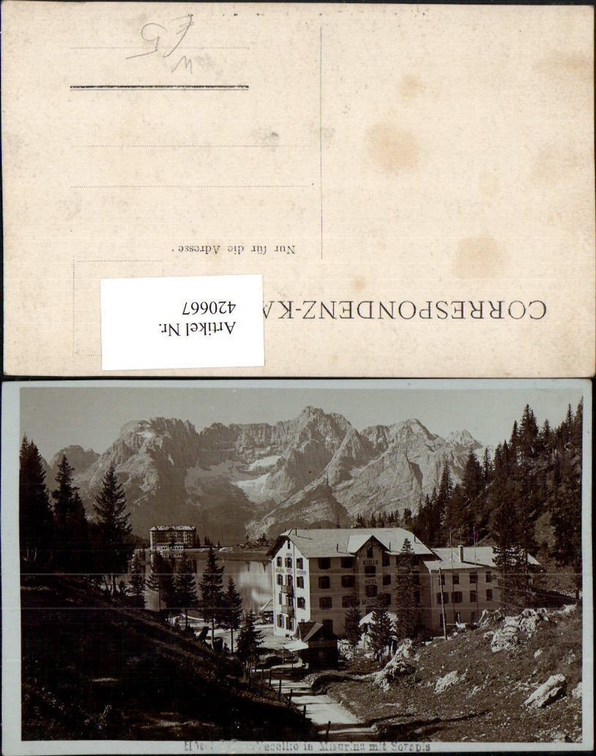 Alte Ansichtskarte – Old Postcard
