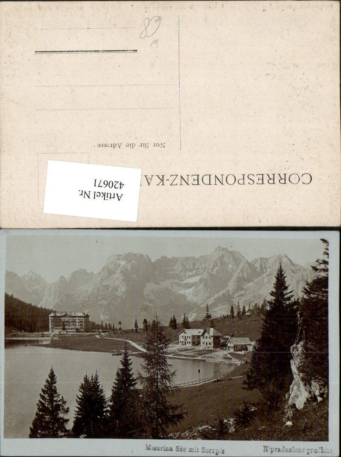 Alte Ansichtskarte – Old Postcard