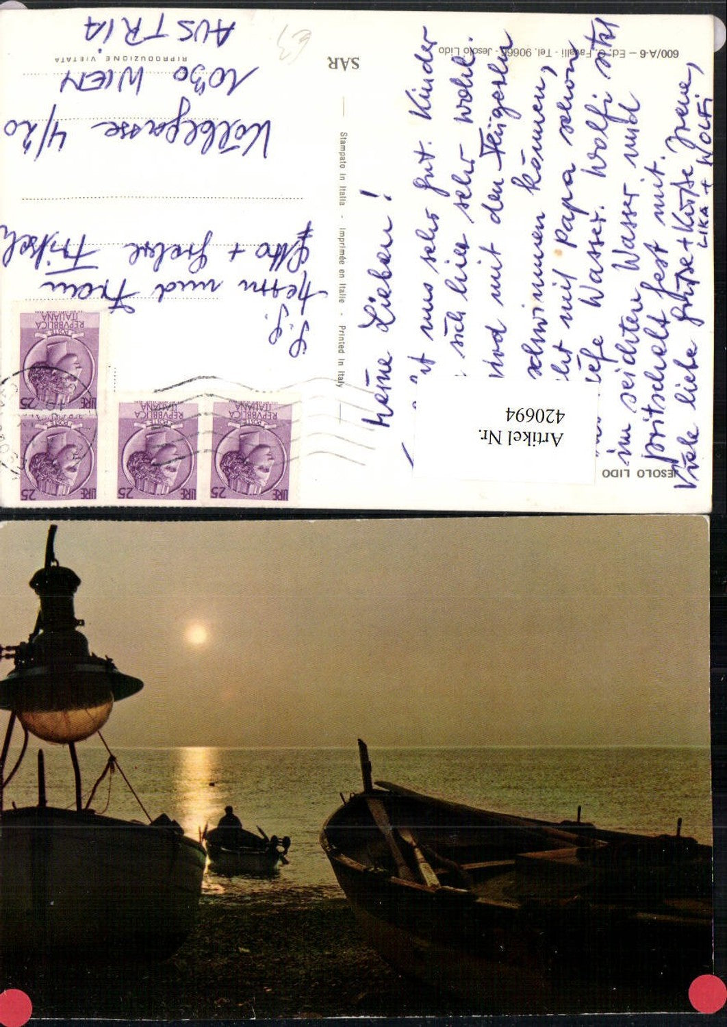 Alte Ansichtskarte – Old Postcard