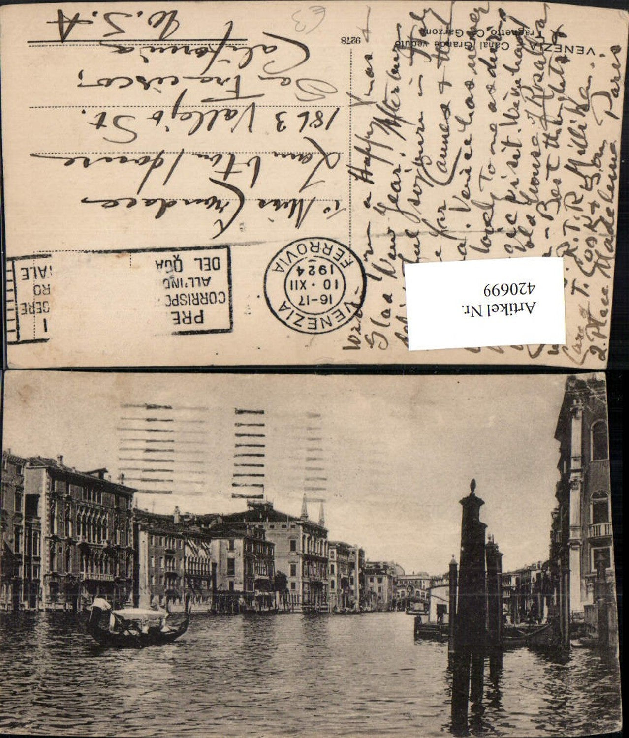 Alte Ansichtskarte – Old Postcard
