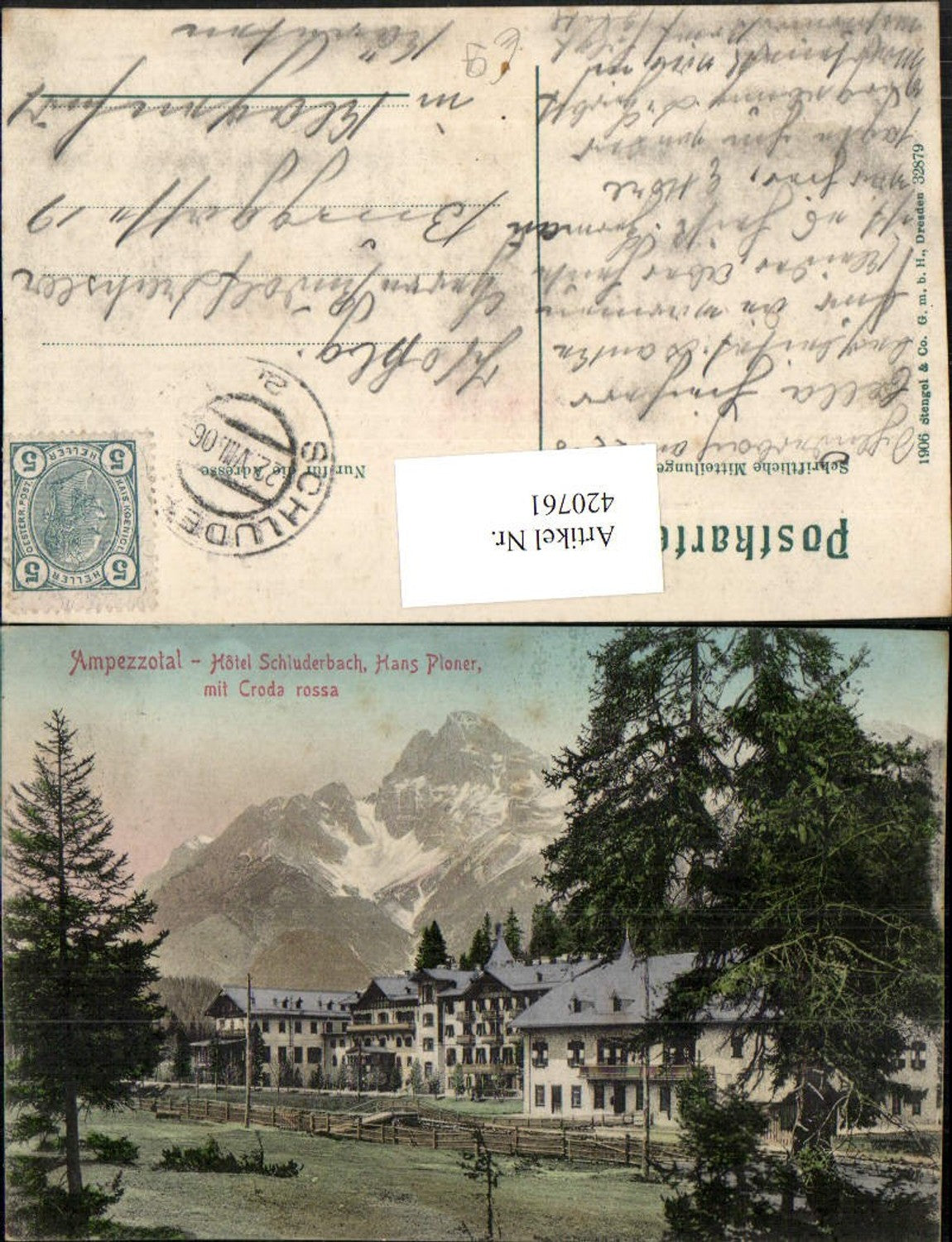 Alte Ansichtskarte – Old Postcard