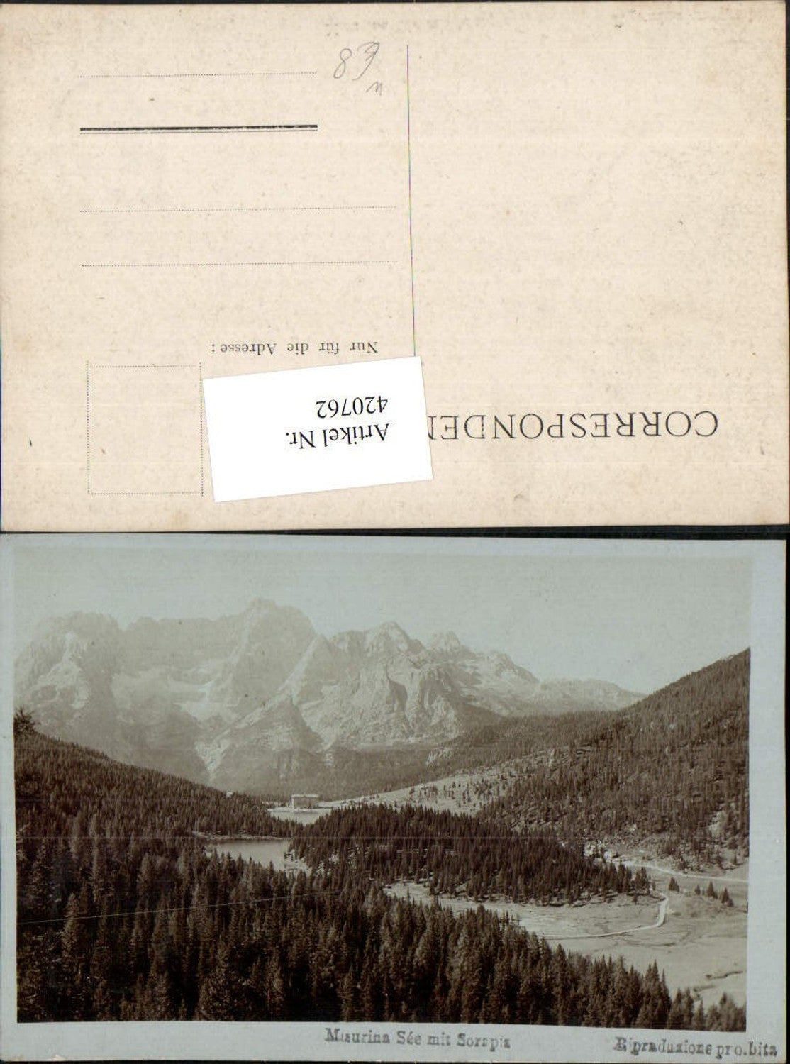 Alte Ansichtskarte – Old Postcard